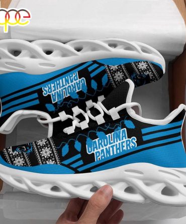 Nfl Carolina Panthers X-Max Santa Claus Christmas Max Soul Shoes