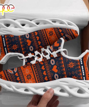 Nfl Chicago Bears X-Max Patterns Christmas Max Soul Shoes