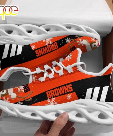 Nfl Cleveland Browns X-Max Reindeer Christmas Max Soul Shoes