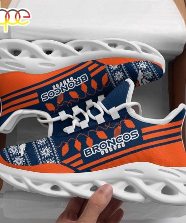 Nfl Denver Broncos X-Max Santa Claus Christmas Max Soul Shoes