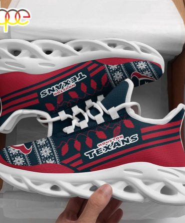 Nfl Houston Texans X-Max Santa Claus Christmas Max Soul Shoes