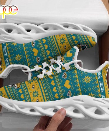 Nfl Jacksonville Jaguars X-Max Patterns Christmas Max Soul Shoes