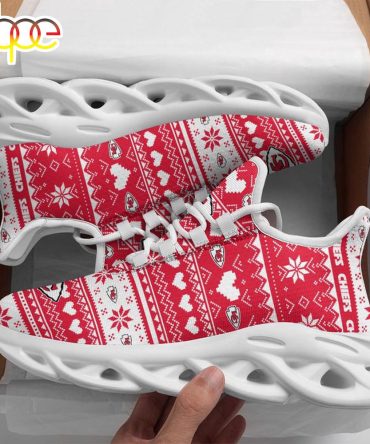 Nfl Kansas City Chiefs X-Max Patterns Christmas Max Soul Shoes