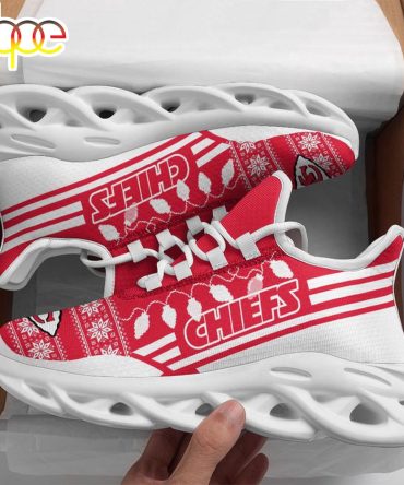 Nfl Kansas City Chiefs X-Max Santa Claus Christmas Max Soul Shoes