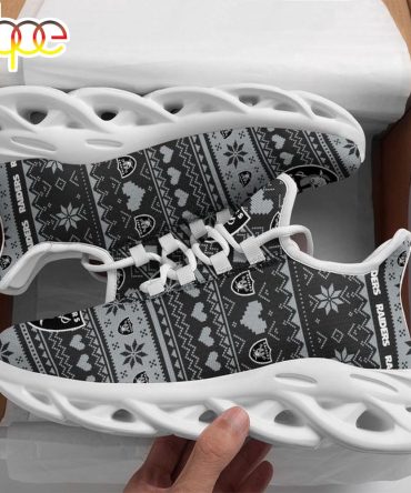 Nfl Las Vegas Raiders X-Max Patterns Max Soul Shoes Limited Edition