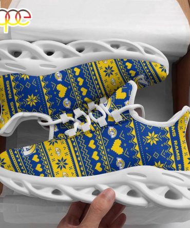 Nfl Los Angeles Rams X-Max Patterns Christmas Max Soul Shoes