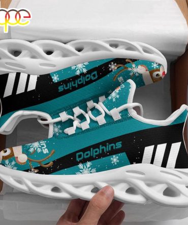 Nfl Miami Dolphins X-Max Reindeer Christmas Max Soul Shoes