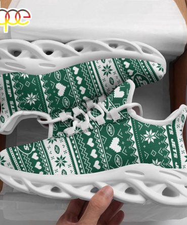 Nfl New York Jets X-Max Patterns Christmas Max Soul Shoes