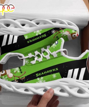 Nfl Seattle Seahawks X-Max Reindeer Christmas Max Soul Shoes