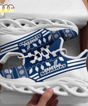 Nfl Seattle Seahawks X-Max Santa Claus Christmas Max Soul Shoes