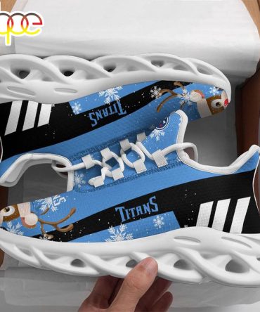 Nfl Tennessee Titans X-Max Reindeer Christmas Max Soul Shoes
