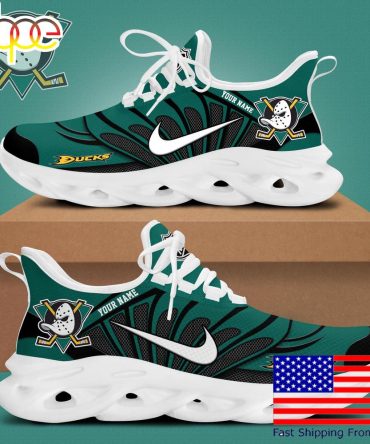 Nhl Anaheim Ducks Hockey Logo Custom Name Max Soul Shoes , Hockey Shoes