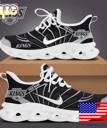 Nhl Los Angeles Kings Hockey Logo Custom Name Max Soul Shoes , Hockey Shoes