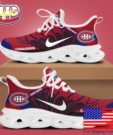 Nhl Montreal Canadiens Hockey Logo Custom Name Max Soul Shoes , Hockey Shoes