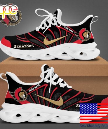 Nhl Ottawa Senators Hockey Logo Custom Name Max Soul Shoes , Hockey Shoes