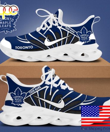 Nhl Toronto Maple Leafs Hockey Logo Custom Name Max Soul Shoes3 , Hockey Shoes