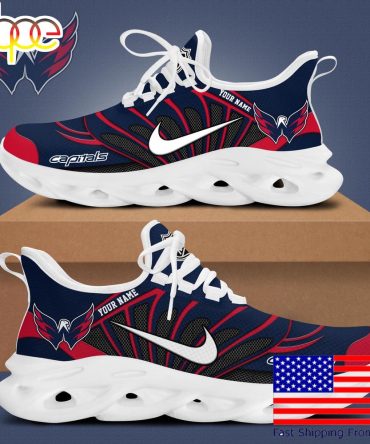 Nhl Washington Capitals Hockey Logo Custom Name Max Soul Shoes , Hockey Shoes