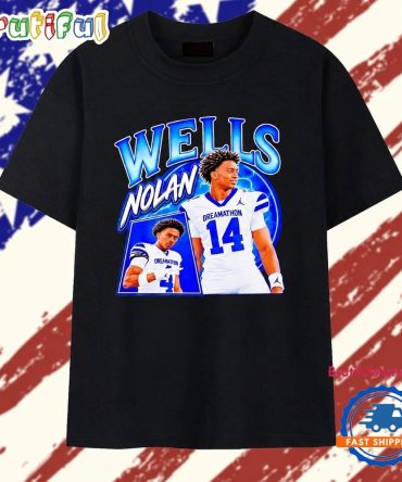 Nolan Wells Dreamathon 14 Football Player T Shirt