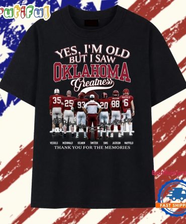 Oklahoma Sooners Football Legends Thank You For The Memories T Shirt