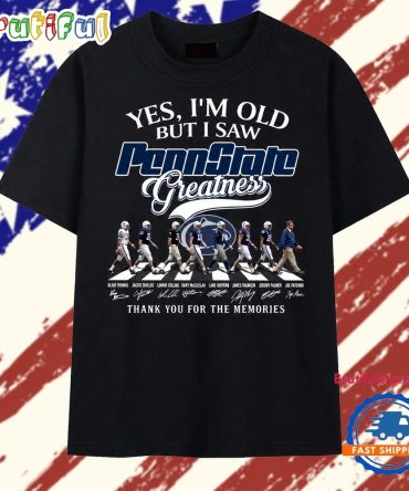 Penn State Nittany Lions Greatness Abbey Road Signatures Football 2026 T Shirt