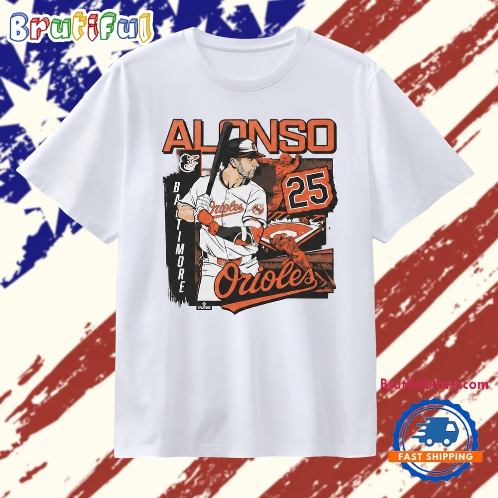 Pete Alonso 25 Baltimore Orioles Mlb Baseball T Shirt