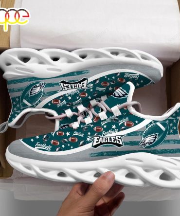 Philadelphia Eagles Nfl Clunky Sport Max Soul Shoes New Design For Fans