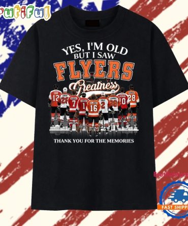 Philadelphia Flyers Legends Greatness Vintage Hockey T Shirt