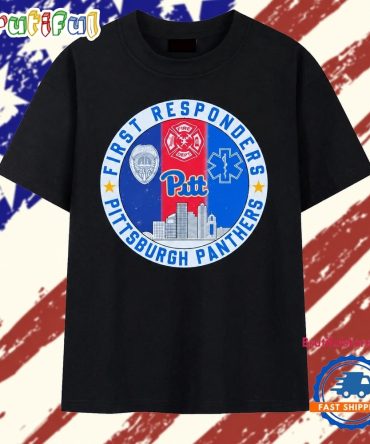 Pittsburgh Panthers First Responders Fire Dept And Police T Shirt