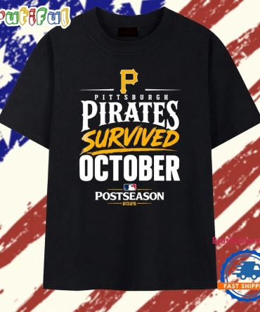 Pittsburgh Pirates 2026 Mlb Playoffs Survived October T Shirt