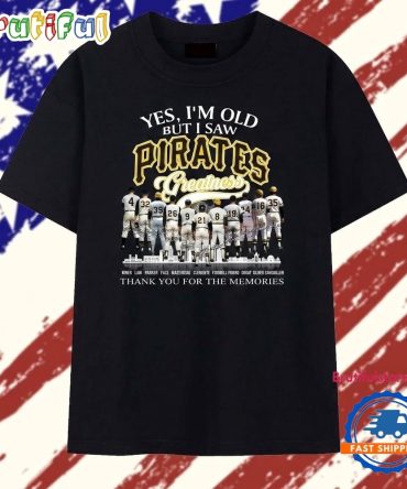 Pittsburgh Pirates Greatness Legends Signatures Vintage Baseball T Shirt