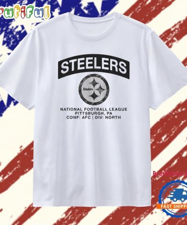 Pittsburgh Steelers National Football League Camo Logo T Shirt