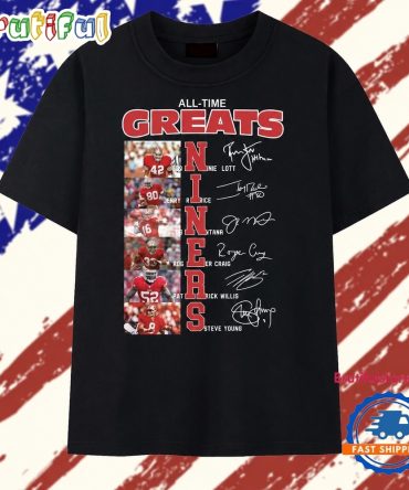 San Francisco 49Ers All Time Greats Legends Graphic T Shirt