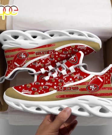 San Francisco 49Ers Nfl Clunky Sport Max Soul Shoes New Design For Fans
