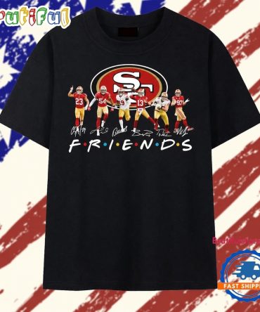 San Francisco 49Ers Team Signatures Tv Show Parody Graphic T Shirt