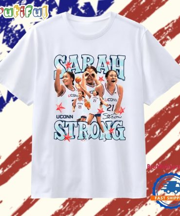 Sarah Strong Uconn Huskies Basketball Signature T Shirt