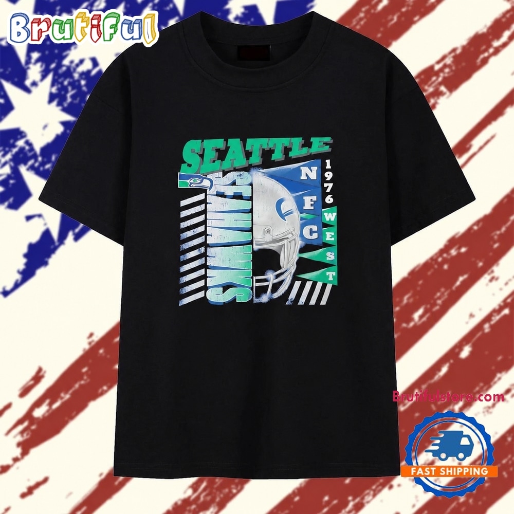 Seattle Seahawks Nfc West 1976 Logo T Shirt
