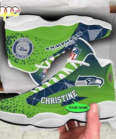 Seattle Seahawks Nfl Personalized Jordan 13 Shoes  Gift For Fans Sport