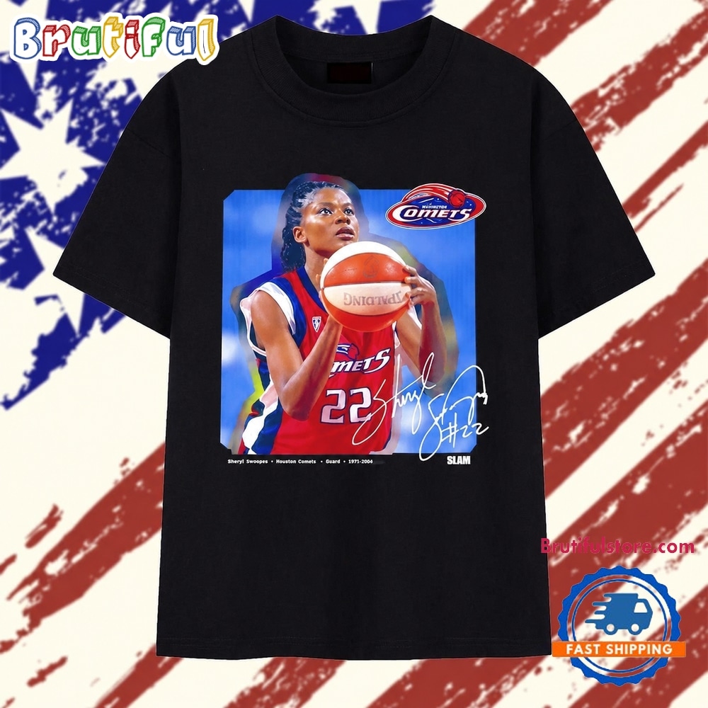 Sheryl Swoopes Houston Comets 22 Signature T Shirt