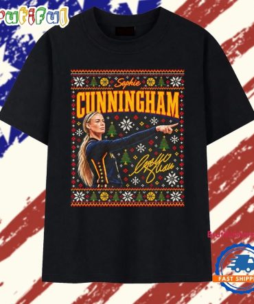 Sophie Cunningham Christmas Ugly Pattern Basketball T Shirt