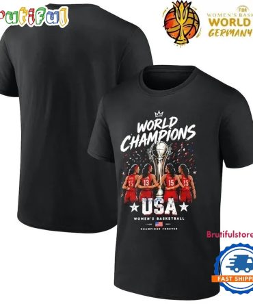 Special 2026 Usa Champion Fiba Women'S Basketball World Cup Champion T Shirt