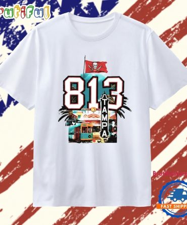 Tampa Bay Buccaneers 813 Tampa Centro Ybor T Shirt
