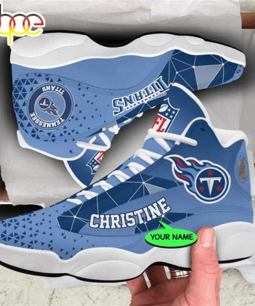 Tennessee Titans Nfl Personalized Jordan 13 Shoes  Gift For Fans Sport