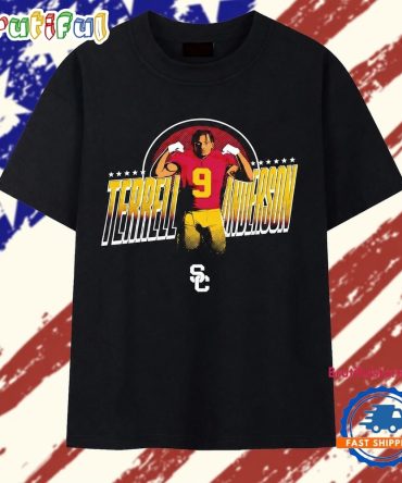 Terrell Anderson 9 Usc Trojans Football Player T Shirt