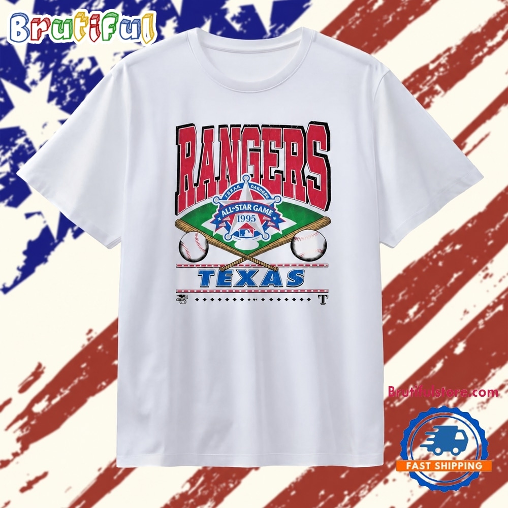 Texas Rangers 1995 All Star Game Retro Mlb T Shirt