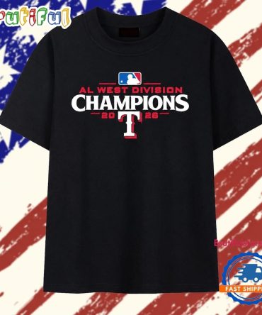 Texas Rangers 2026 Al West Division Champions T Shirt