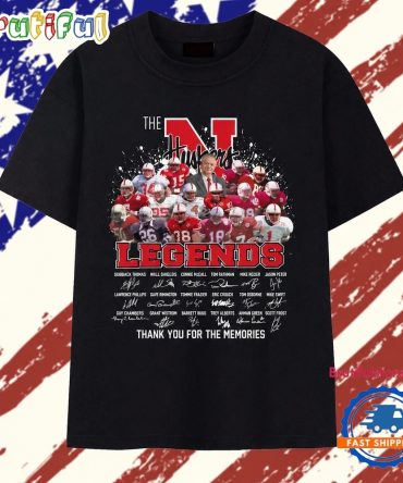 The Huskers Legends Signatures Thank You For The Memories T Shirt