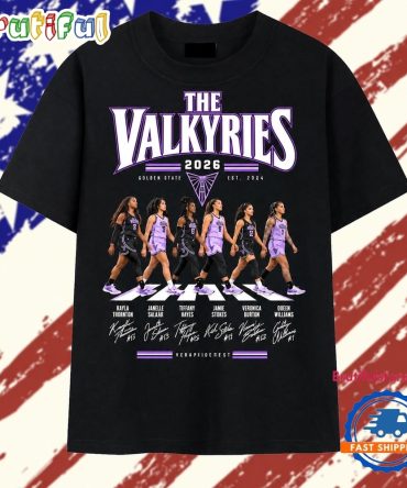 The Valkyries Golden State 2026 Abbey Road Signatures Basketball T Shirt