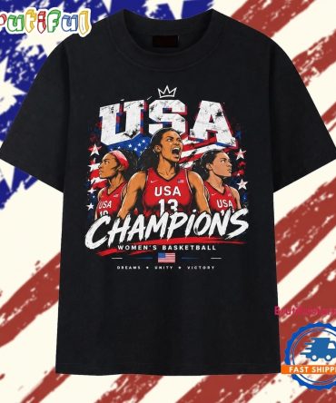 Usa Women'S Basketball Champions Dreams Unity Victory T Shirt