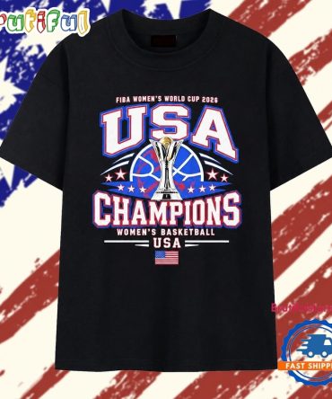 Usa Women’S Basketball Fiba World Cup 2026 Champions T Shirt