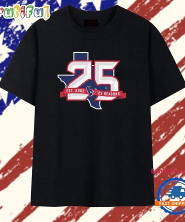 Will Anderson Jr. 51 Houston Texans 25Th Season T Shirt